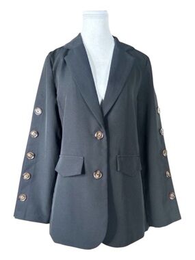 PLM Bloomingdale's Dual Cape/Blazer. Arms Unbutton to Wear as a Cape, Size S.